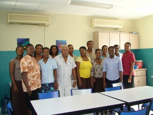 Motion - Mise en place du SAMU à Port au Prince : médecins et personnel médical ayant suivi les modules de formation de renforcement de soins d'urgence